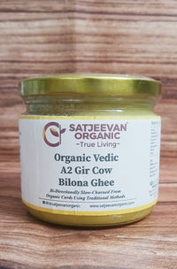 Satjeevan Organic Vedic Gir Cow Bilona Ghee 250ml
