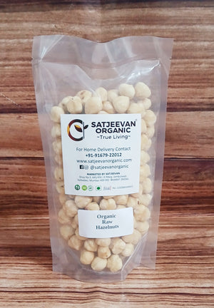 Organic Raw Hazelnuts 200g