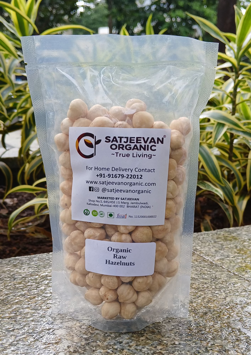 Organic Raw Hazelnuts 200g
