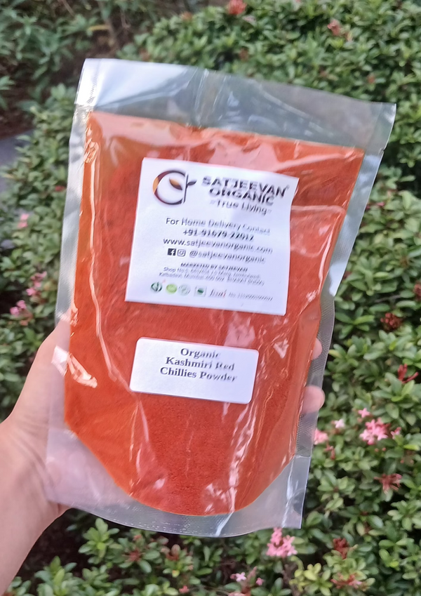 Organic Kashmiri Red Chillies Powder 250g