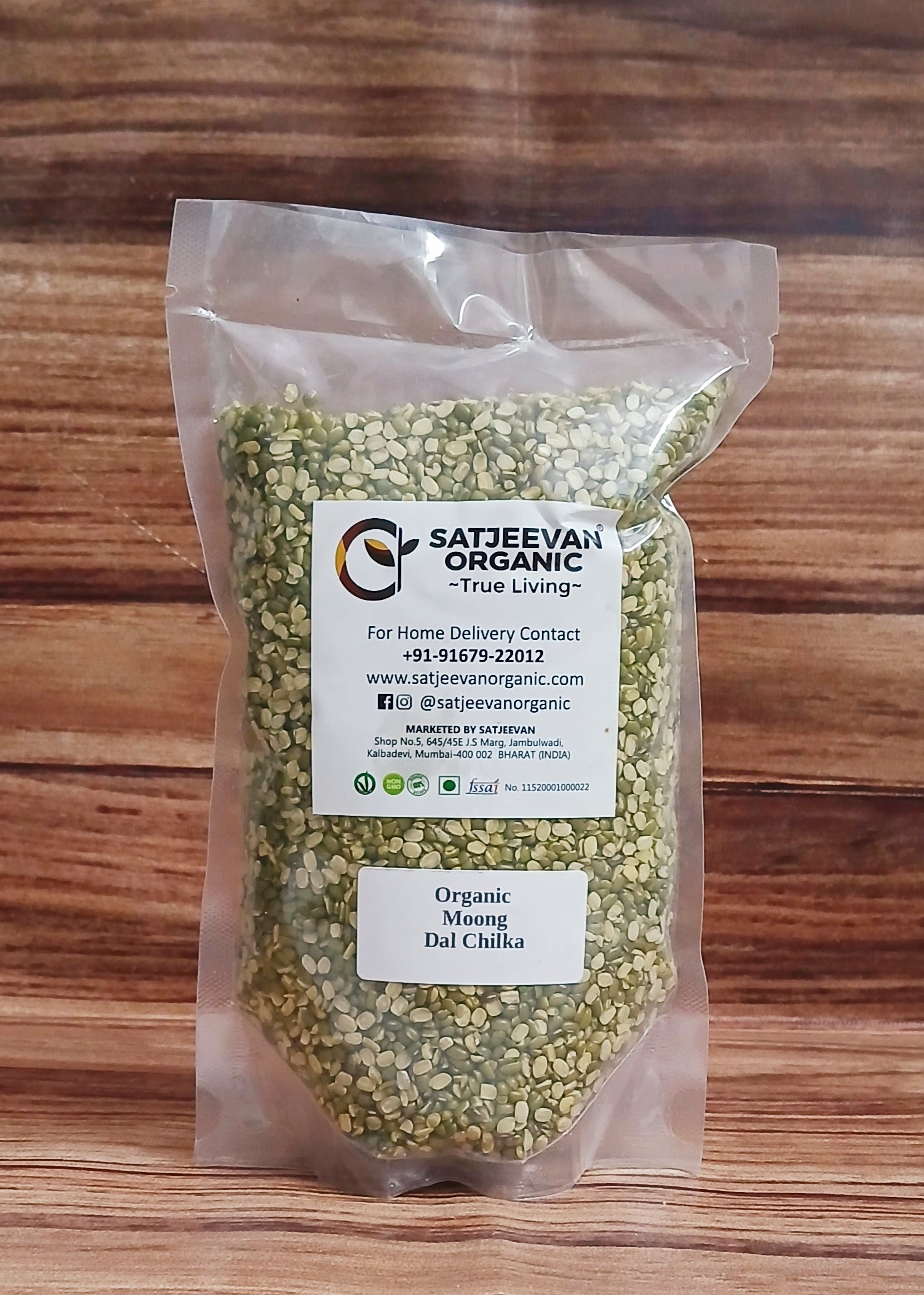 Organic Moong Dal Chilka