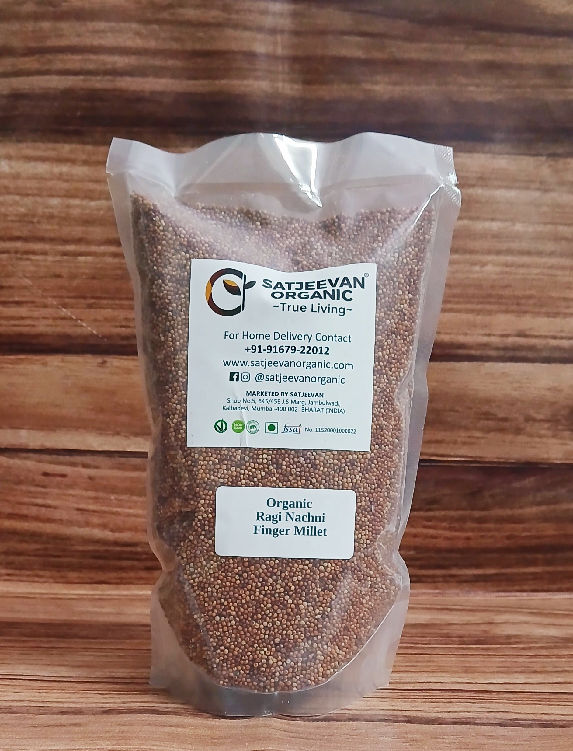 Organic Ragi Finger Millet 500g