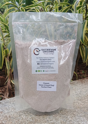 Organic Stone-Ground Ragi Flour 500g