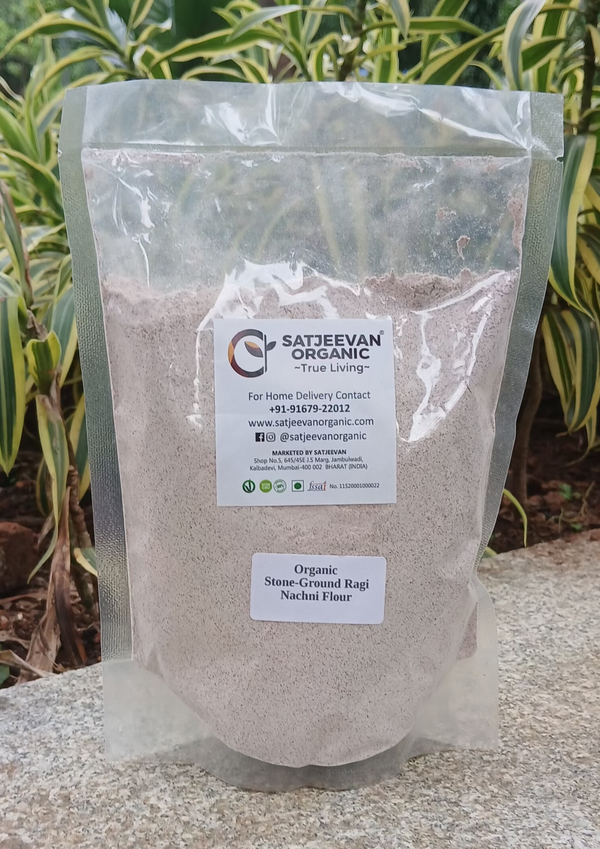 Organic Stone-Ground Ragi Flour 500g