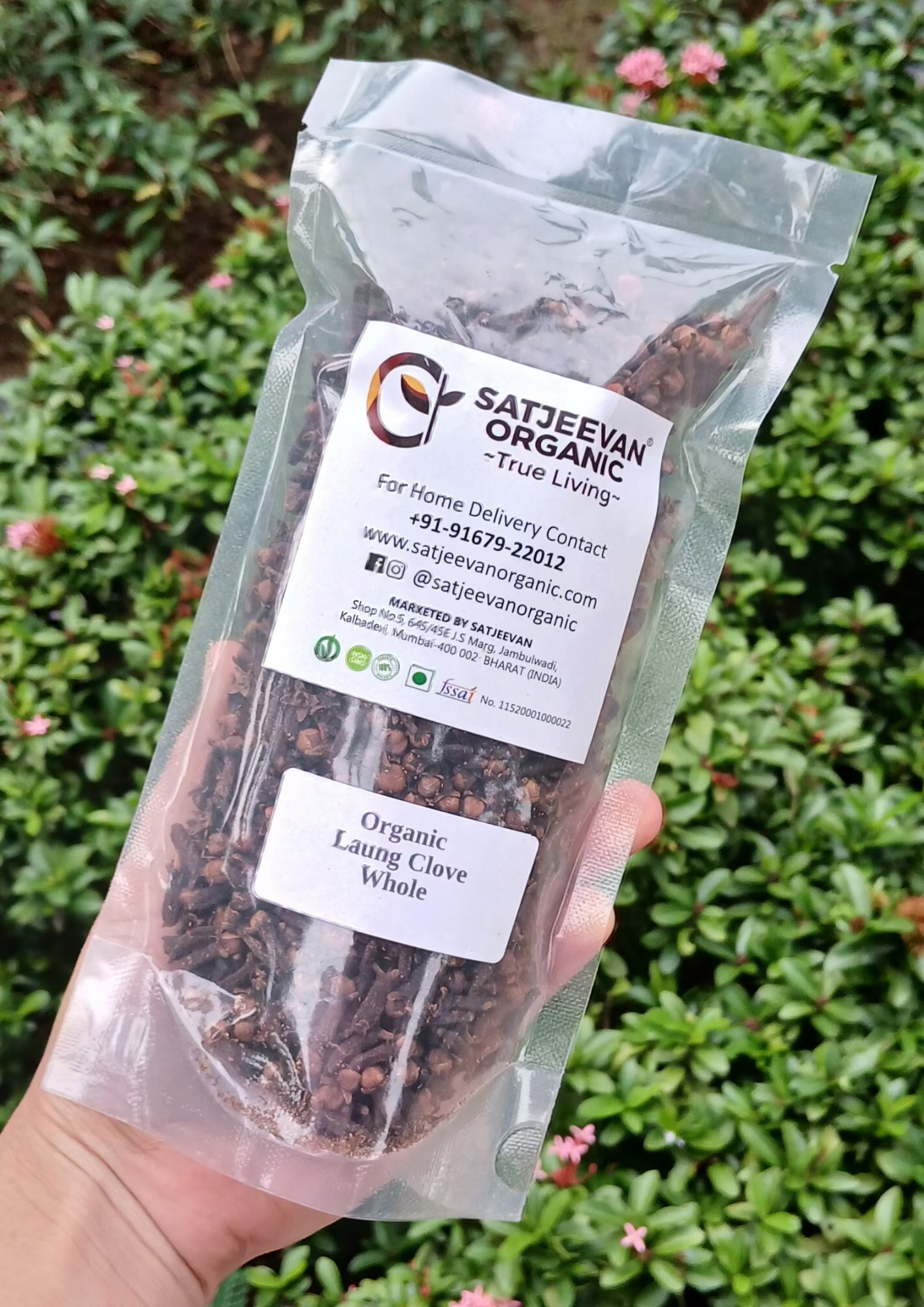 Organic Laung Clove Whole 100g