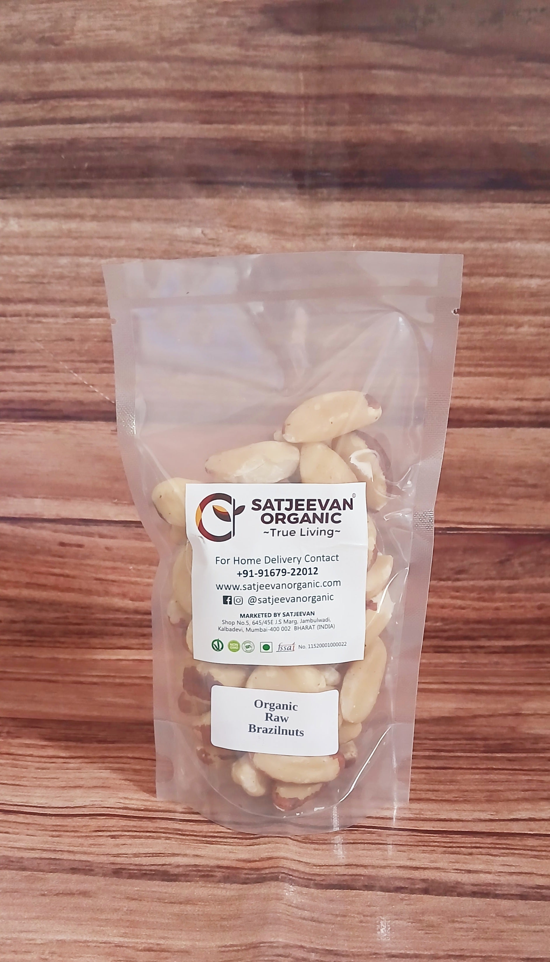 Organic Raw Brazilnuts 200g