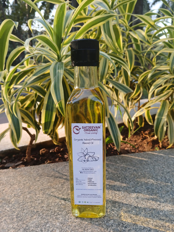 Organic Wood-Pressed Almond Oil 250ml