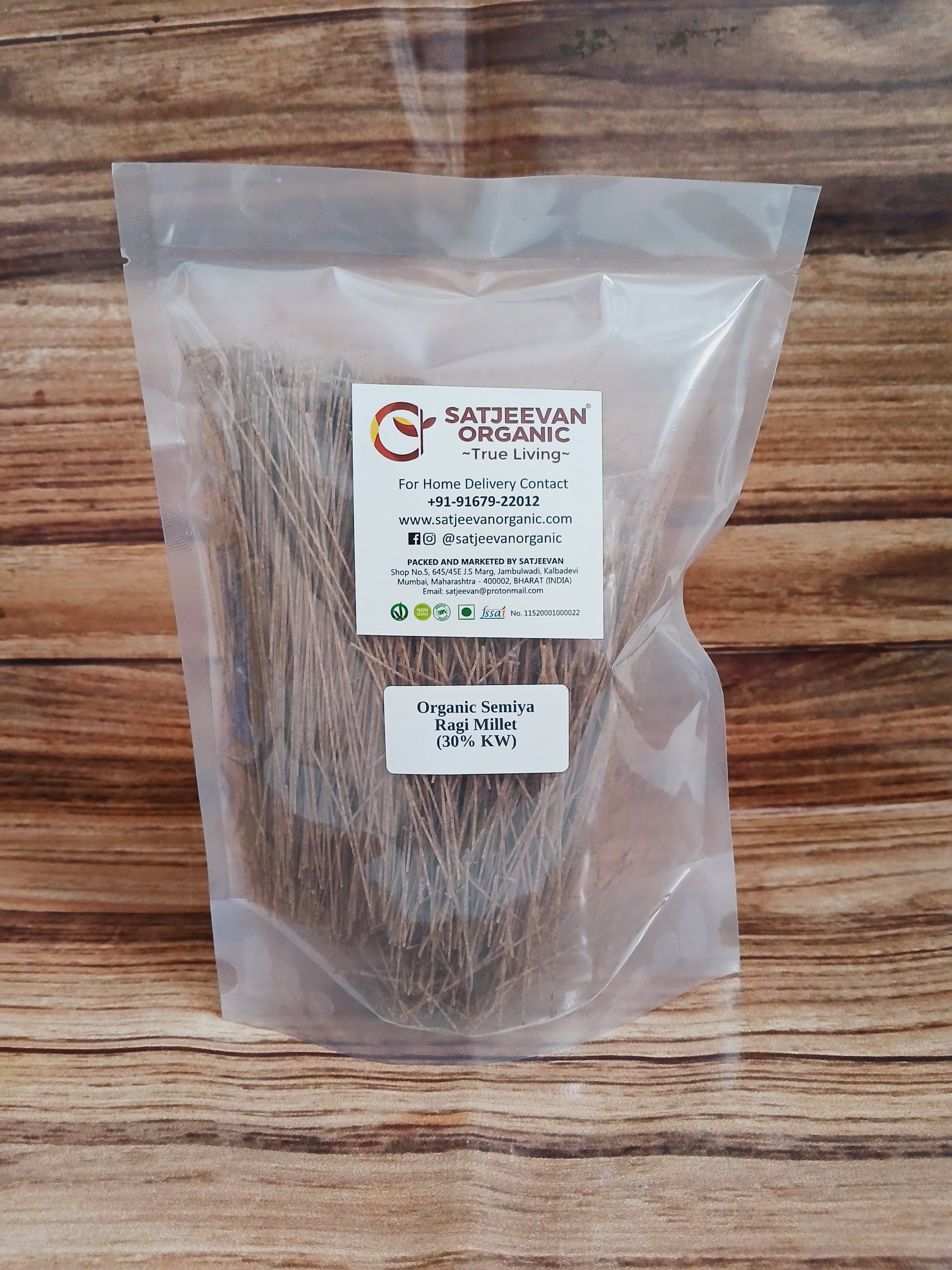 Organic Semiya Ragi Millet (30%KW) 200g