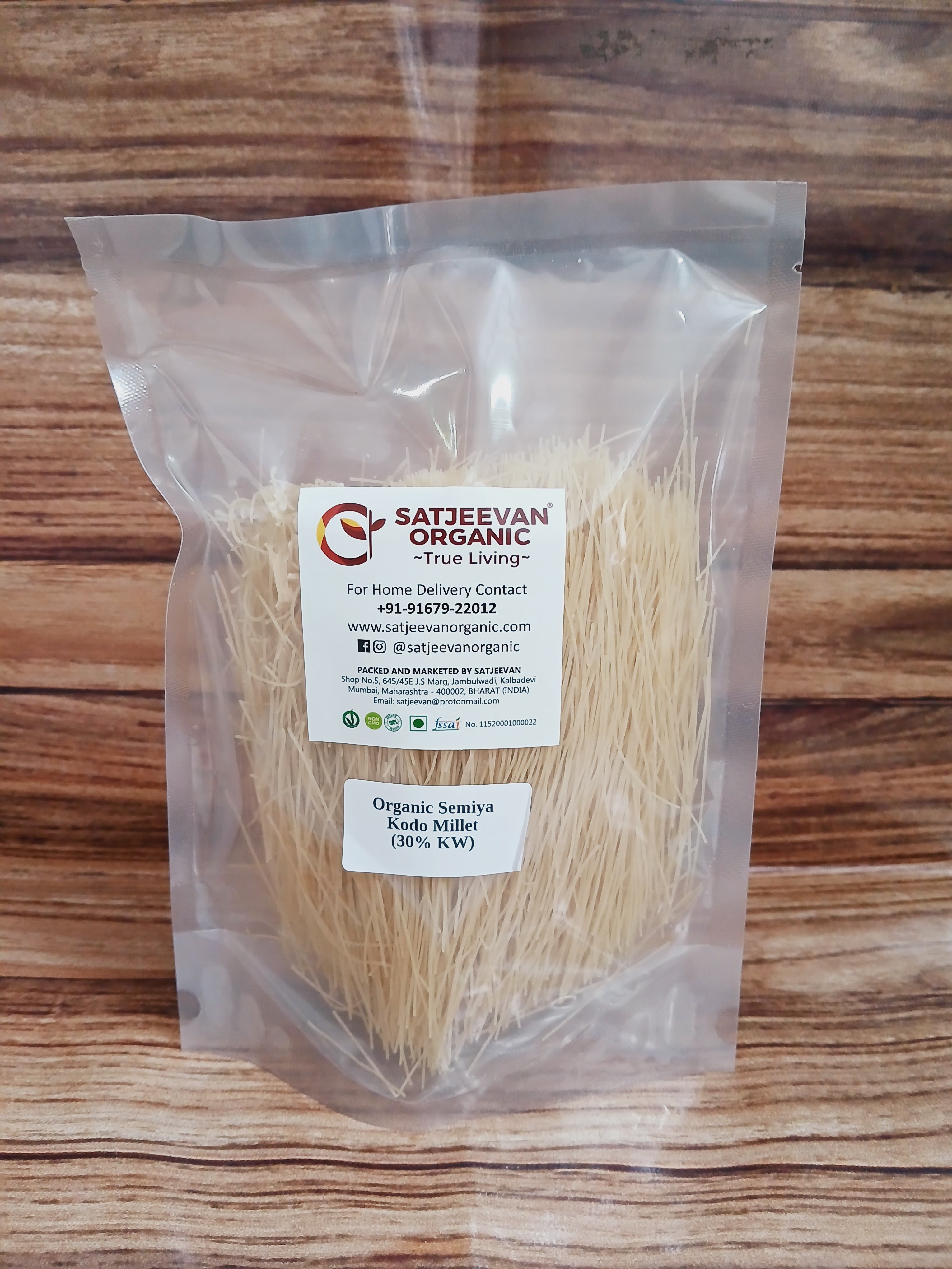 Organic Semiya Kodo Millet (30%KW) 200g
