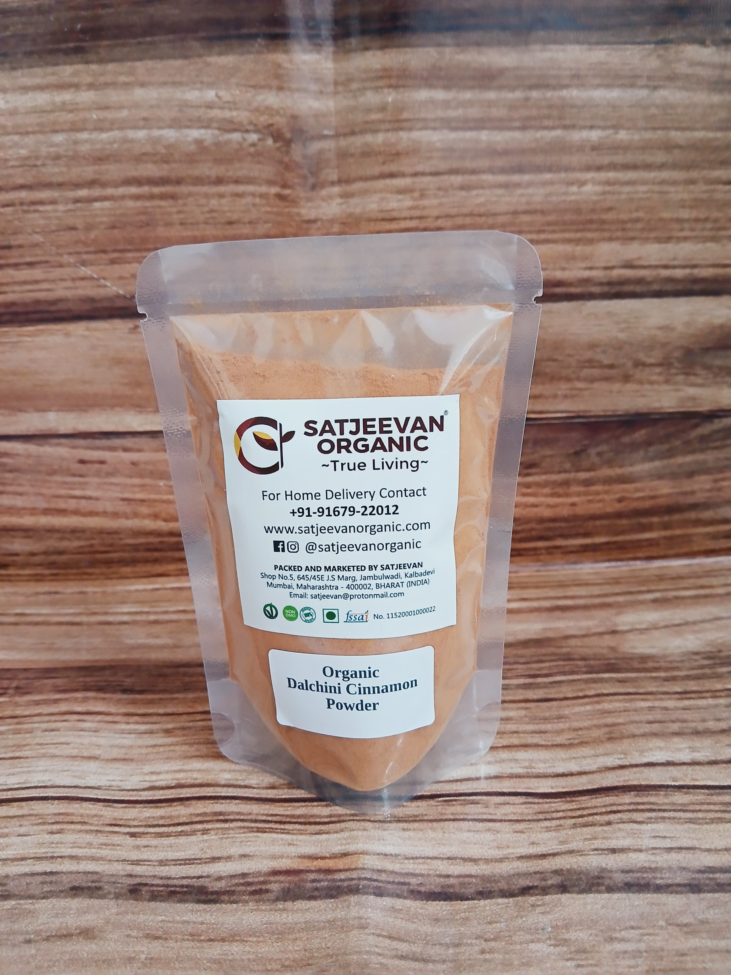 Organic Dalchini Cinnamon Powder 100g