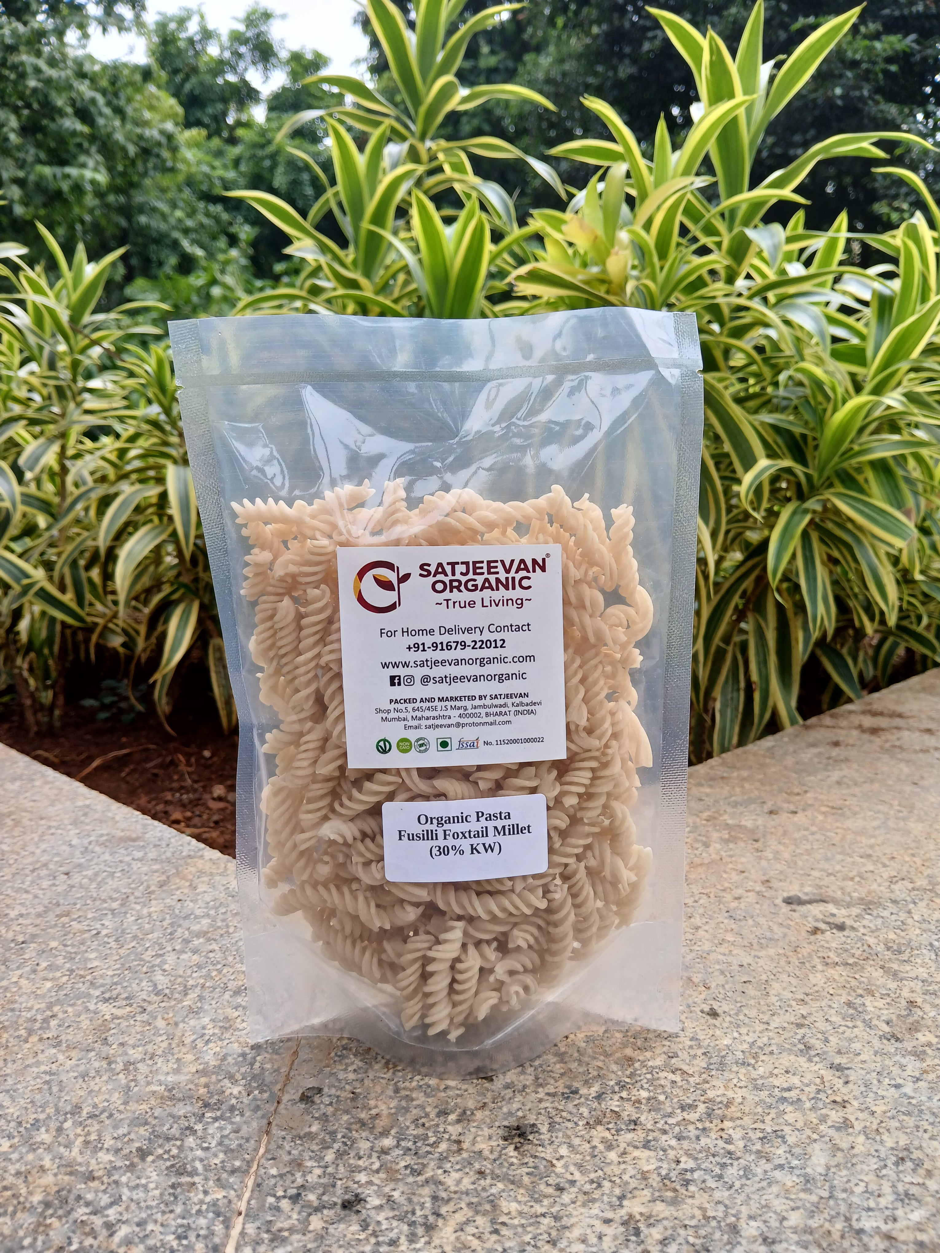 Organic Pasta Fusilli Foxtail Millet (30%KW) 200g