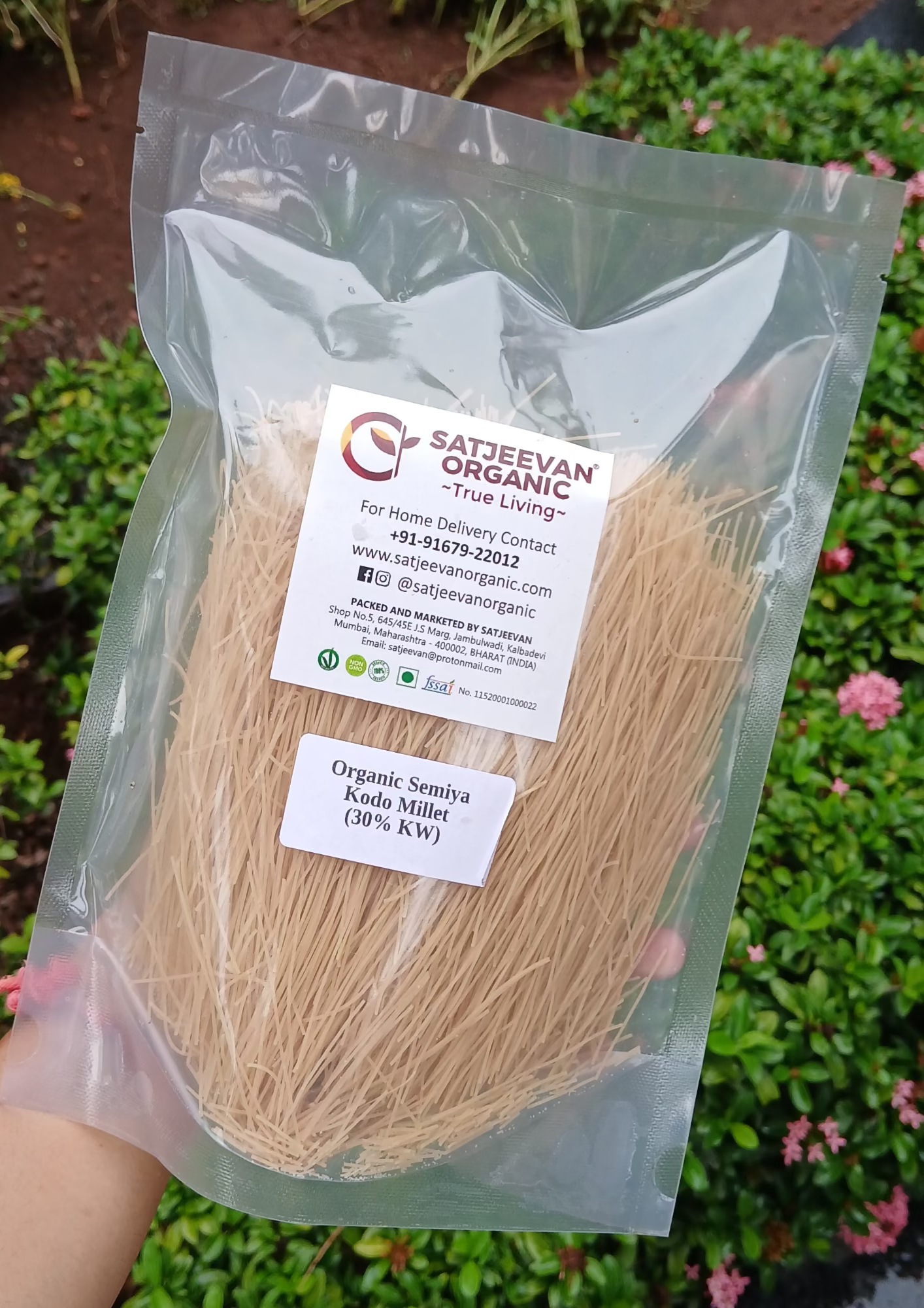 Organic Semiya Kodo Millet (30%KW) 200g
