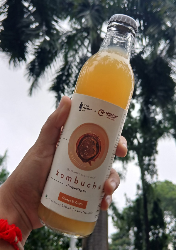 Organic Kombucha Orange Vanilla 250ml