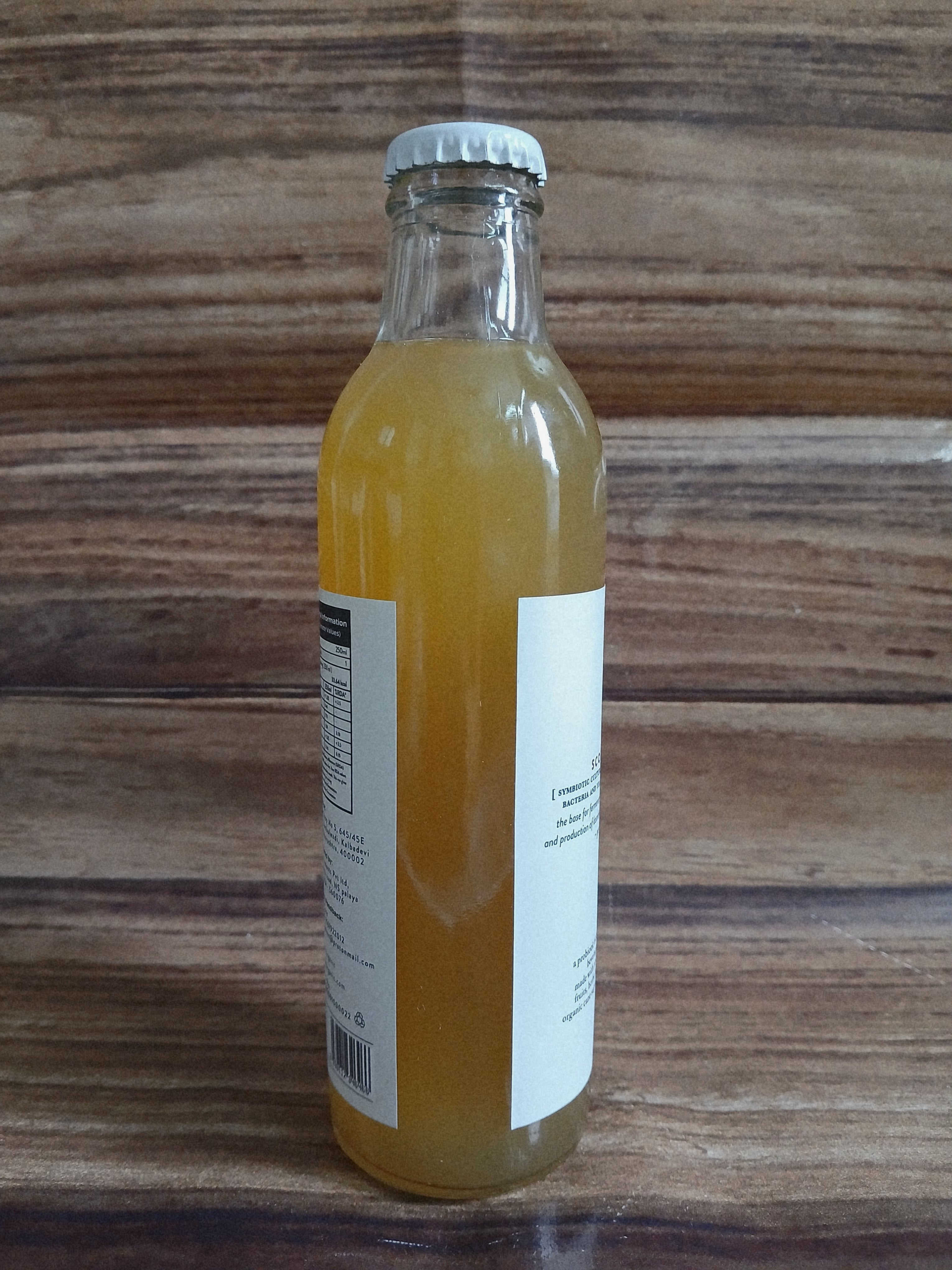 Organic Kombucha Orange Vanilla 250ml