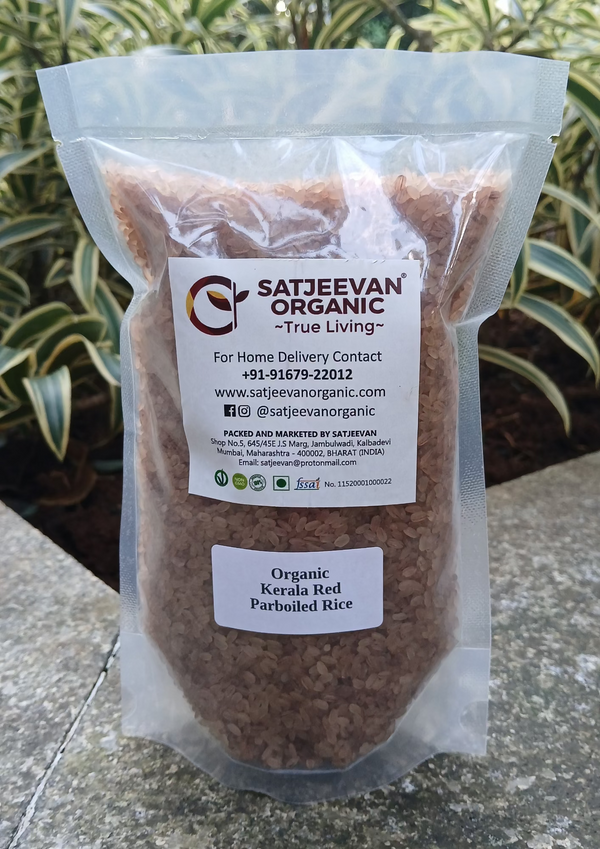Organic Kerala Red Parboiled Rice
