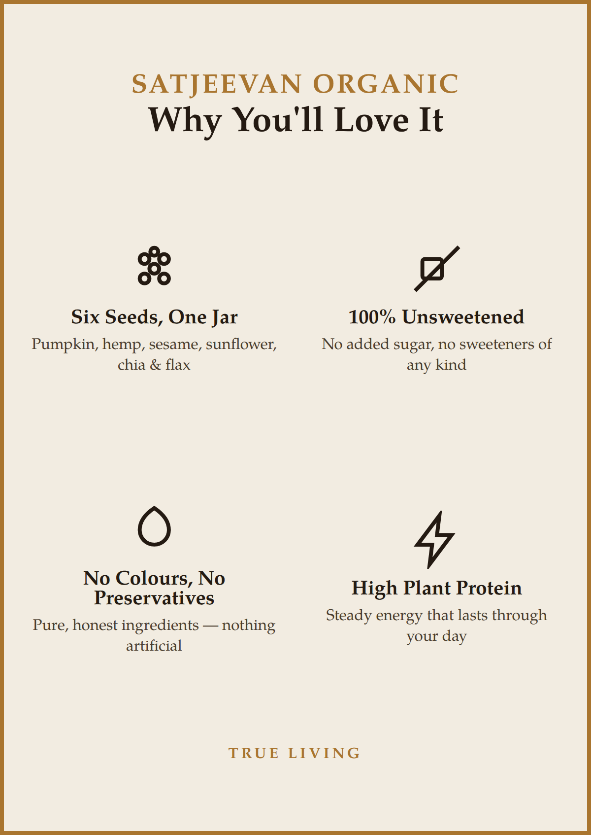 Organic Super Seeds Butter 200g