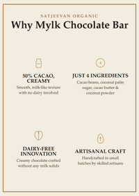 Organic Milk Chocolate Bar 50% Cacao 70g