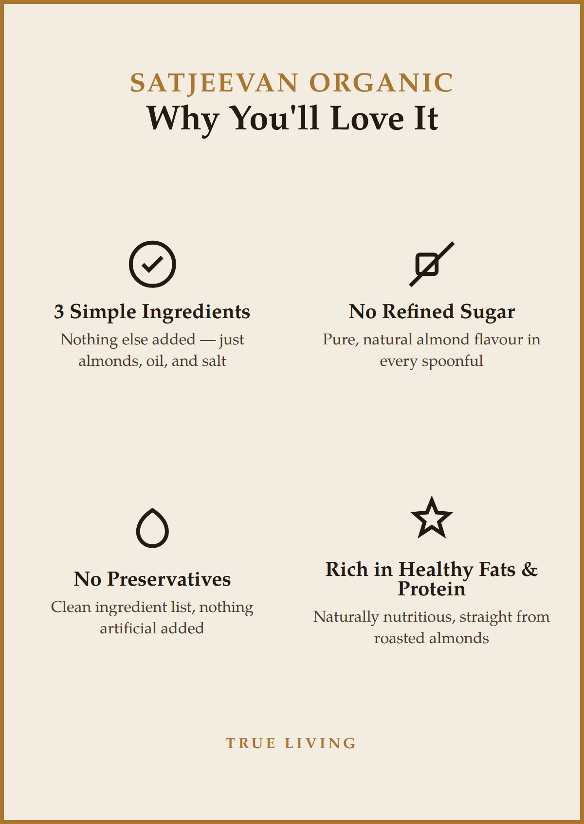 Organic Classic Almond Butter 500g