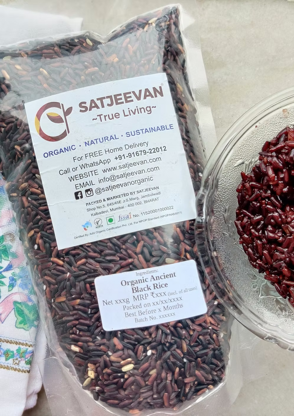 Organic Ancient Black Rice