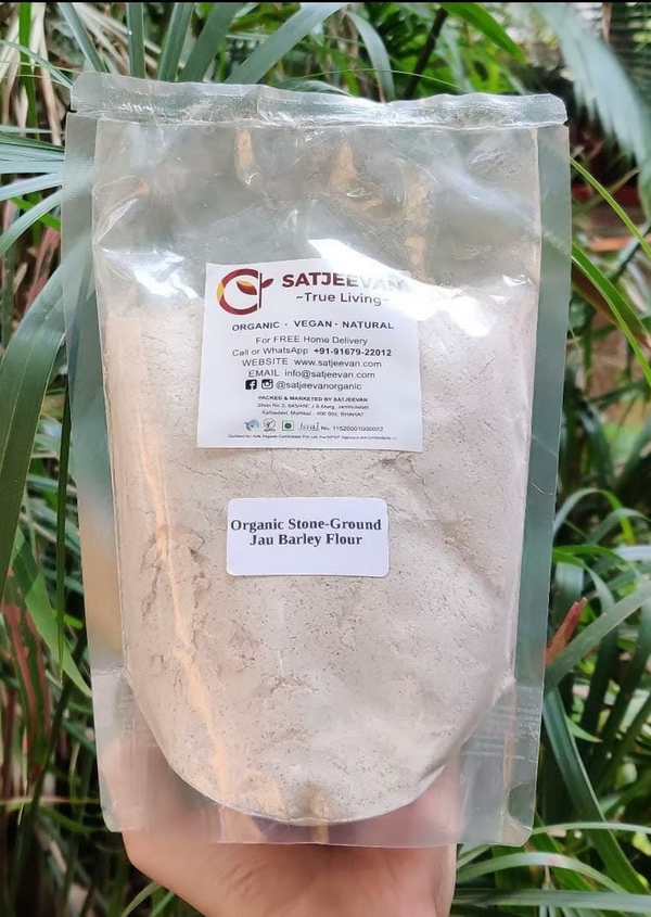Organic Stone-Ground Jau Barley Flour 500g