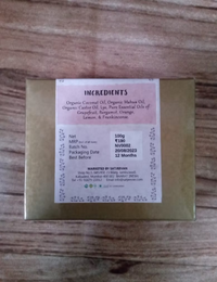 Organic Citrus Boswellia Soap 100g