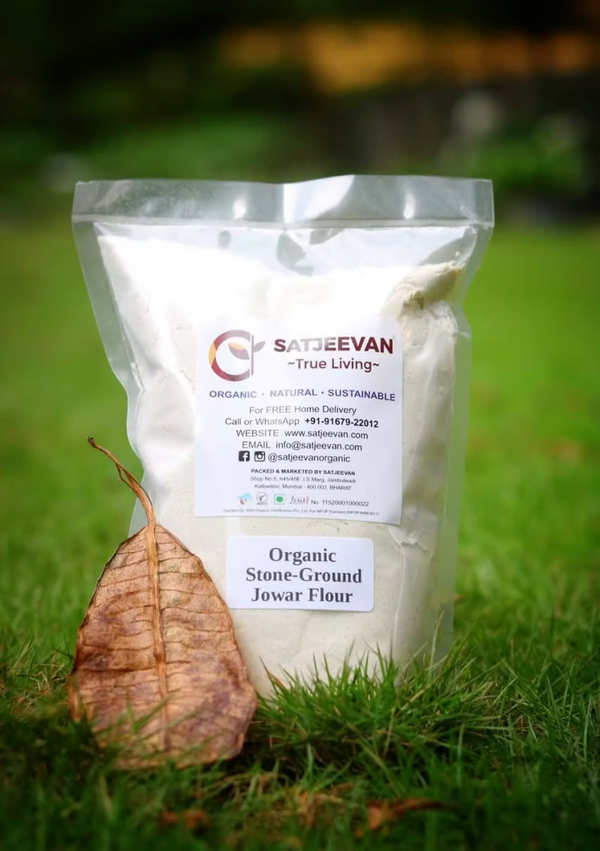 Organic Stone-Ground Jowar Flour 1000g