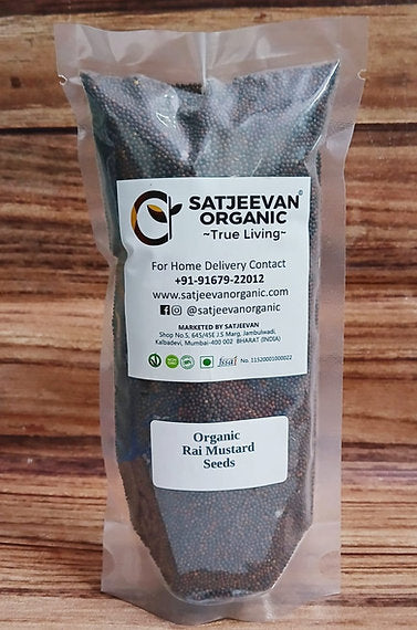 Organic Rai Mustard Seeds 250g
