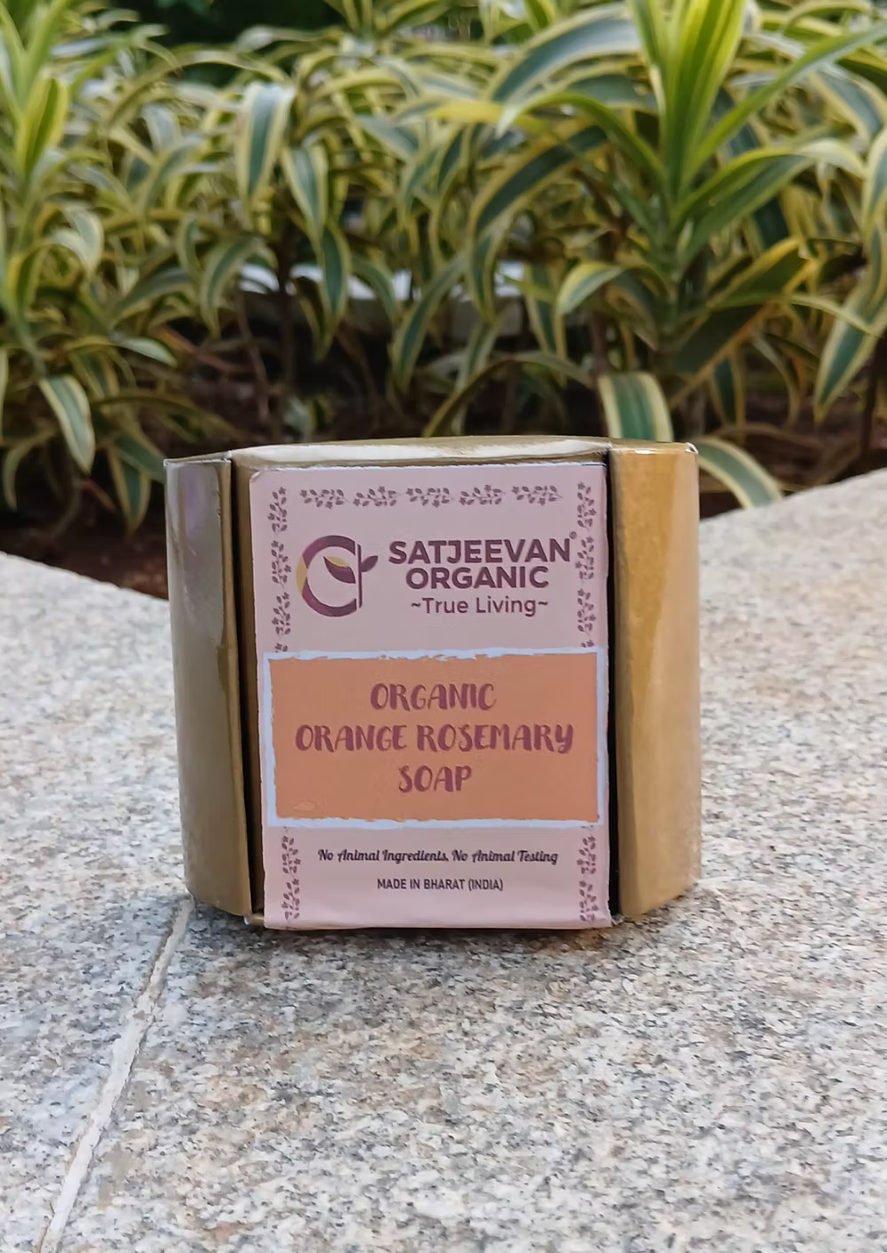 Organic Orange Rosemary Soap 100g