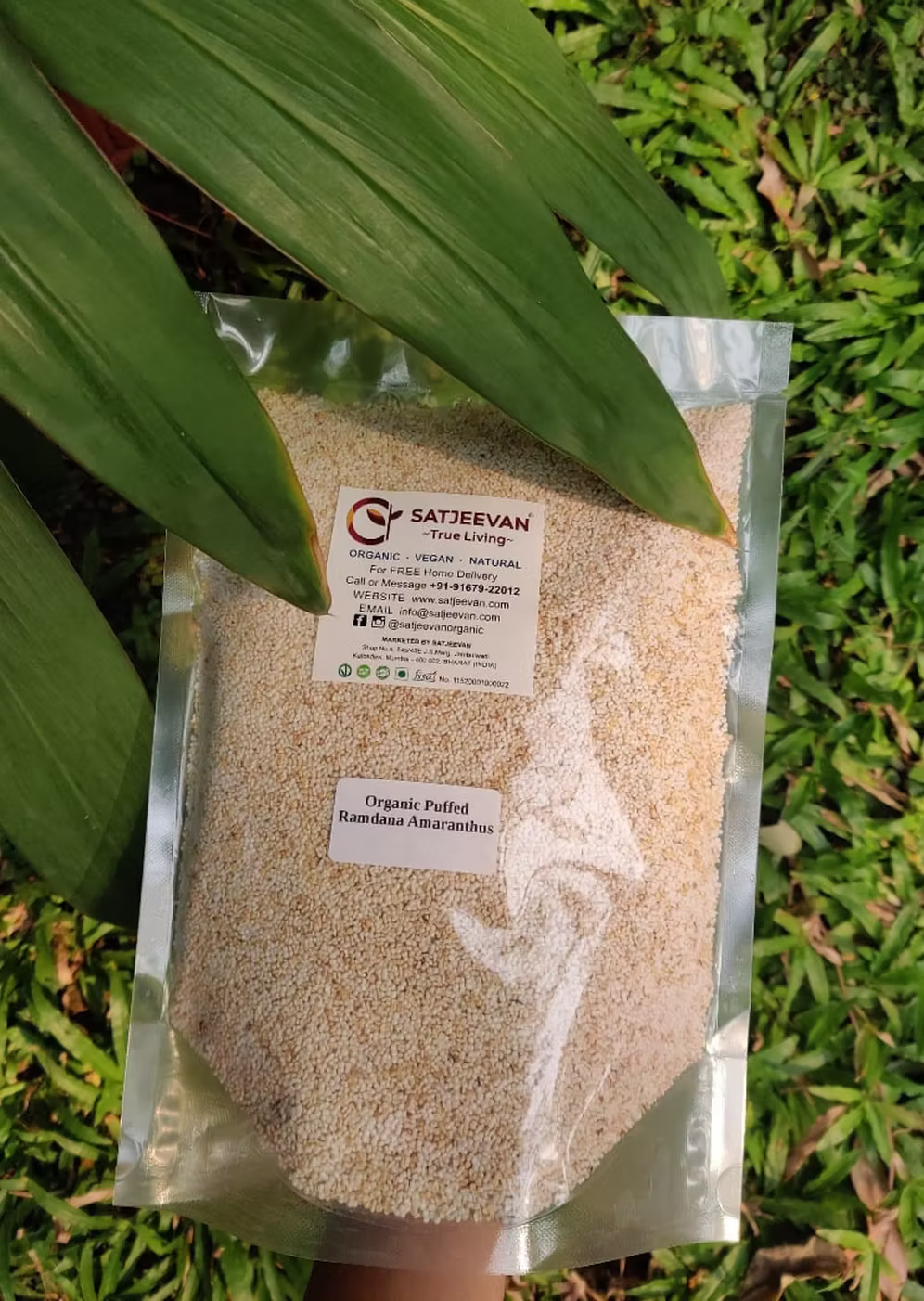 Organic Puffed Ramdana Amaranthus 200g