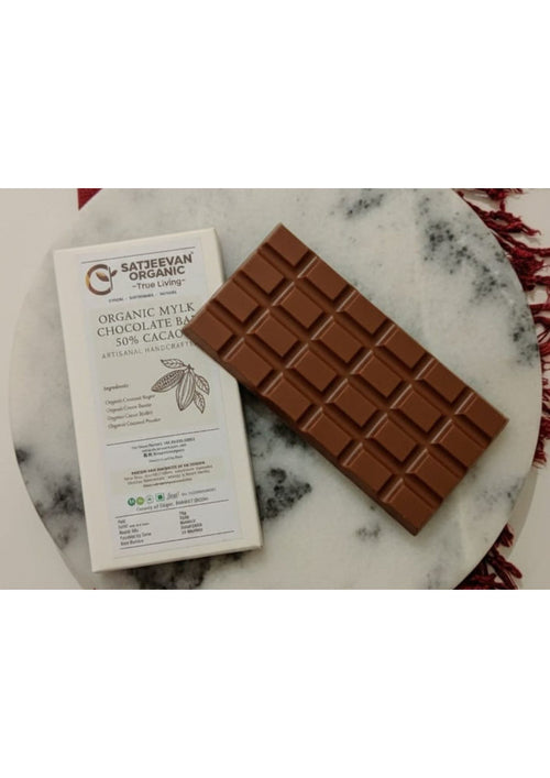 Organic Milk Chocolate Bar 50% Cacao 70g