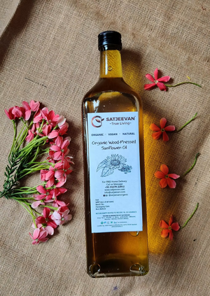 Organic Wood-Pressed Sunflower Oil