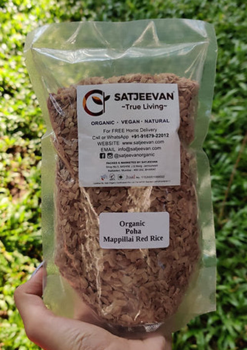 Organic Poha Mappillai Red Rice 500g