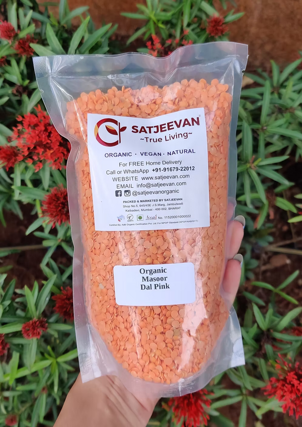Organic Masoor Dal Pink