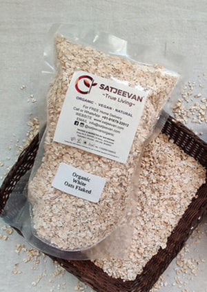 Organic White Oats Flaked 500g