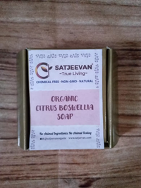 Organic Citrus Boswellia Soap 100g