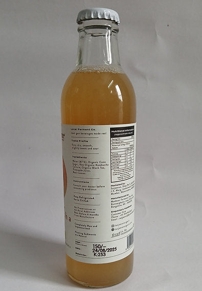 Organic Kombucha Pineapple Basil 250ml