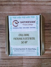 Organic Moringa Vetiver Soap 100g