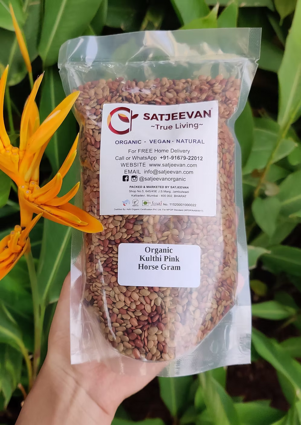 Organic Kulthi Pink Horsegram 500g