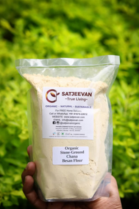 Organic Stone-Ground Chana Besan Flour 500g