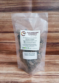 Organic Black Badi Elaichi Cardamom 100g