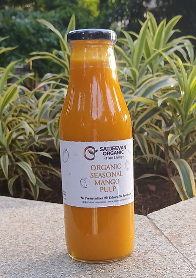 Organic Seasonal Mango Pulp 500ml