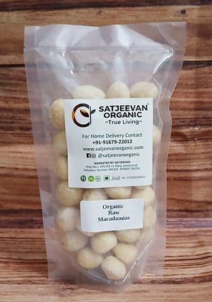 Organic Raw Macadamias 200g