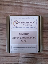 Organic Cedar Sandalwood Soap 100g