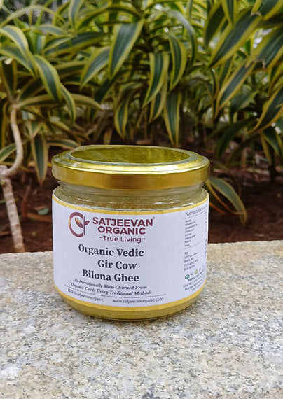 Satjeevan Organic Vedic Gir Cow Bilona Ghee 250ml