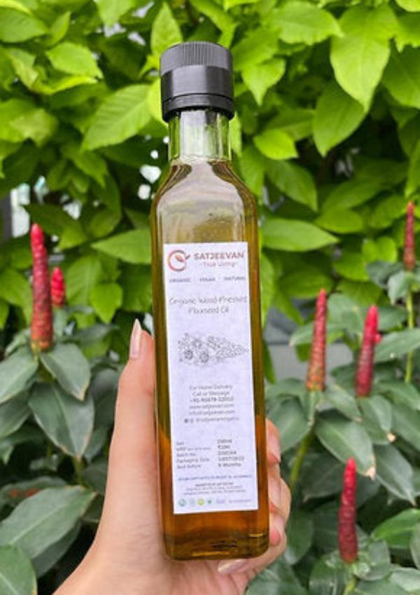 Organic Wood-Pressed Flaxseed Oil 250ml