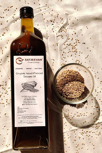 Organic Wood-Pressed Sesame Oil