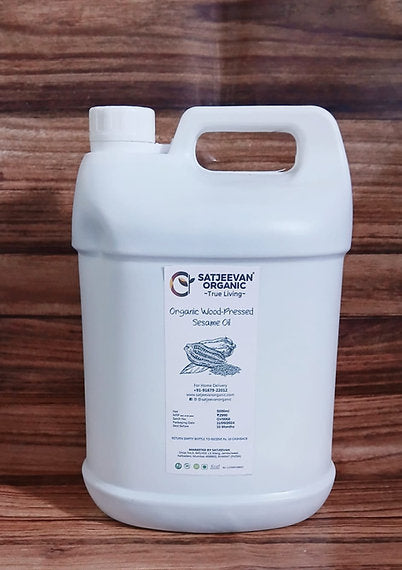 Organic Wood-Pressed Sesame Oil