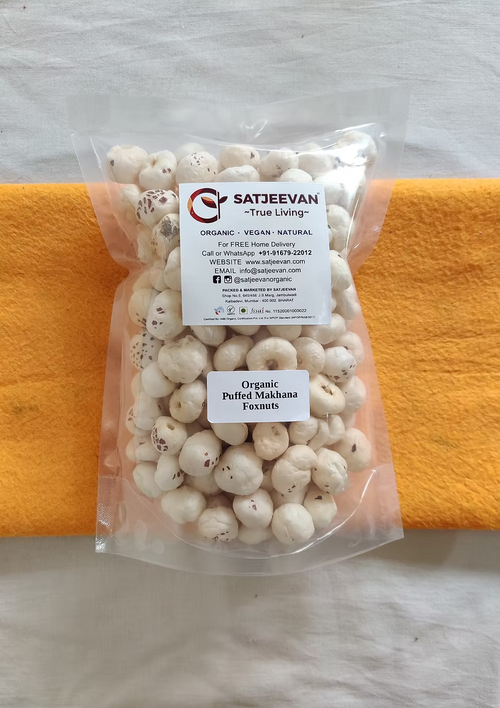Organic Puffed Makhana Foxnuts 100g