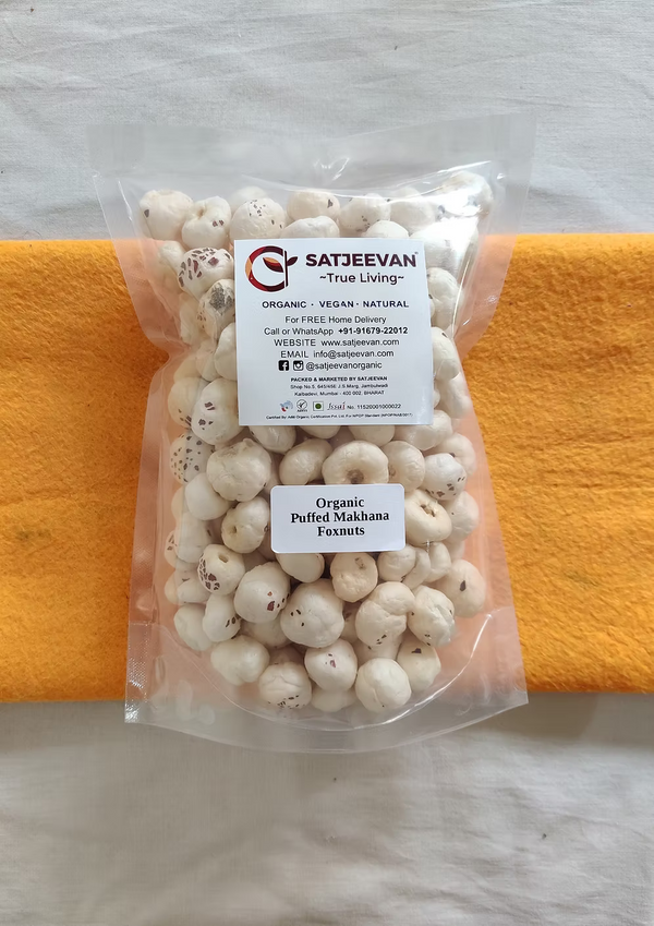 Organic Puffed Makhana Foxnuts 100g