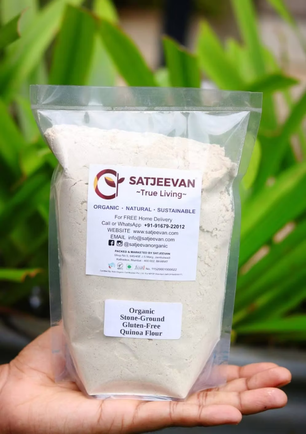Organic Stone-Ground Quinoa Flour 500g
